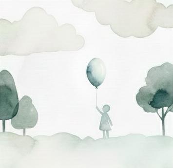 Ilustração representando saúde mental na infância e adolescência